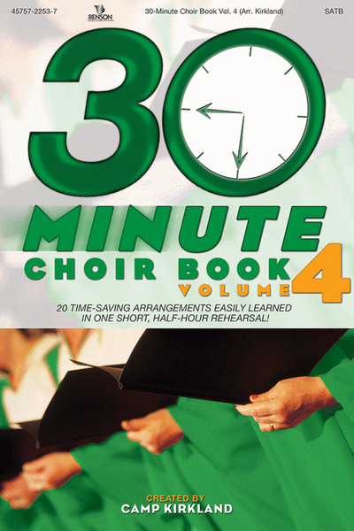 30-Minute Choir Book, Volume 4 (Split Track Accompaniment CD)