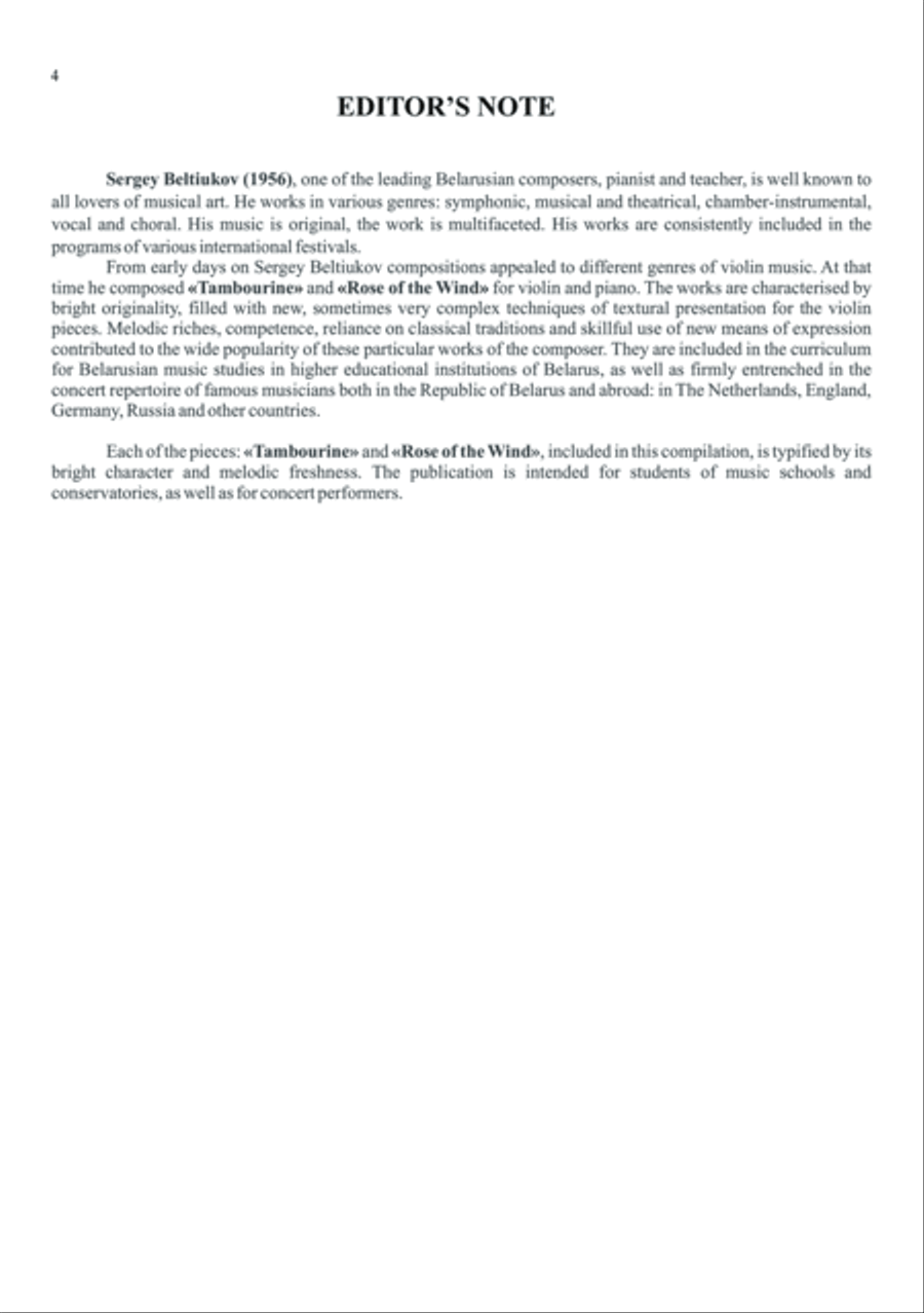 Selected works for violin and piano Violin Solo scores gallery preview page 5