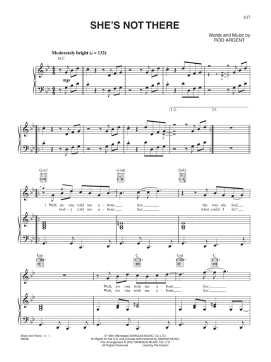 She's Not There School and Community scores gallery preview page 1