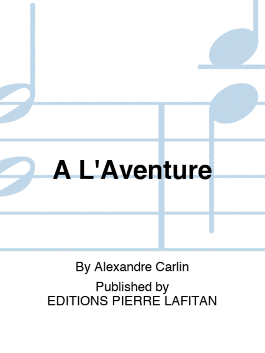 A L'Aventure Trumpet Solo scores gallery preview page 1