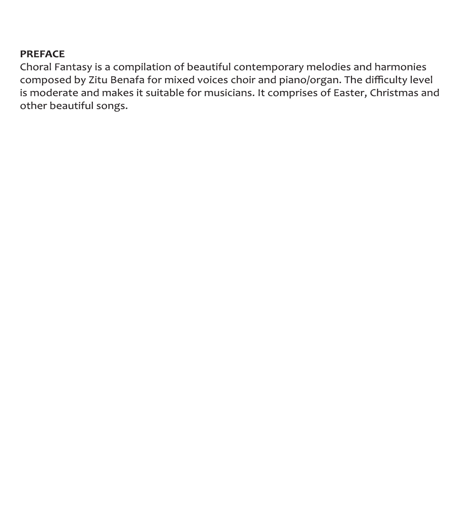 Choral Fantasy 4-Part scores gallery preview page 4