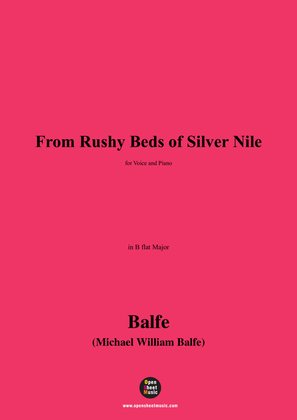 Balfe-From Rushy Beds of Silver Nile,in B flat Major