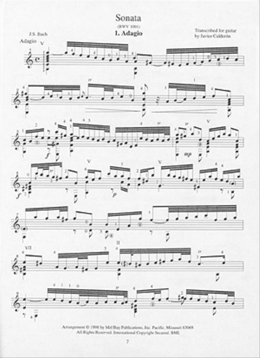J. S. Bach Transcriptions for Classic Guitar J. S. Bach Transcriptions for Classic Guitar Acoustic Guitar scores gallery preview page 4
