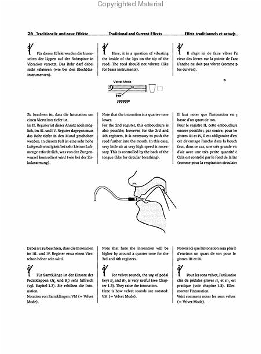 The Techniques of Bassoon Playing