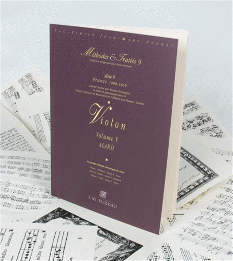 Methods & Treatises Violin - Alard - Volume 5 - France 1800-1860 Violin scores gallery preview page 1
