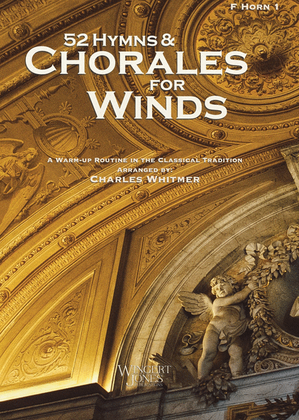 Book cover for 52 Hymns and Chorales for Winds - F Horn 1