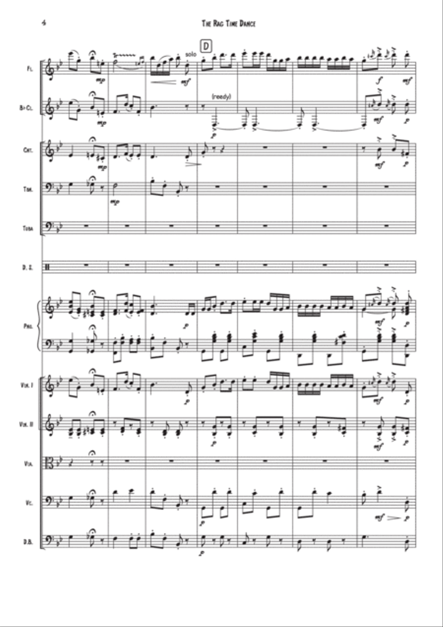 The Ragtime Dance Clarinet scores gallery preview page 6