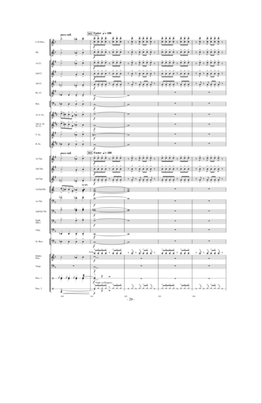 Flight of Valor Concert Band scores gallery preview page 28