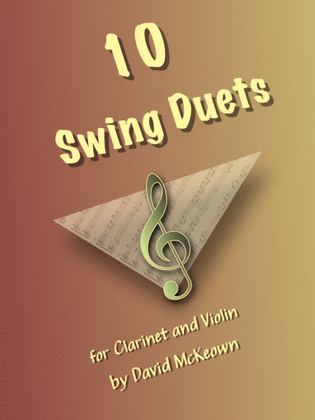 Book cover for 10 Swing Duets for Clarinet and Violin