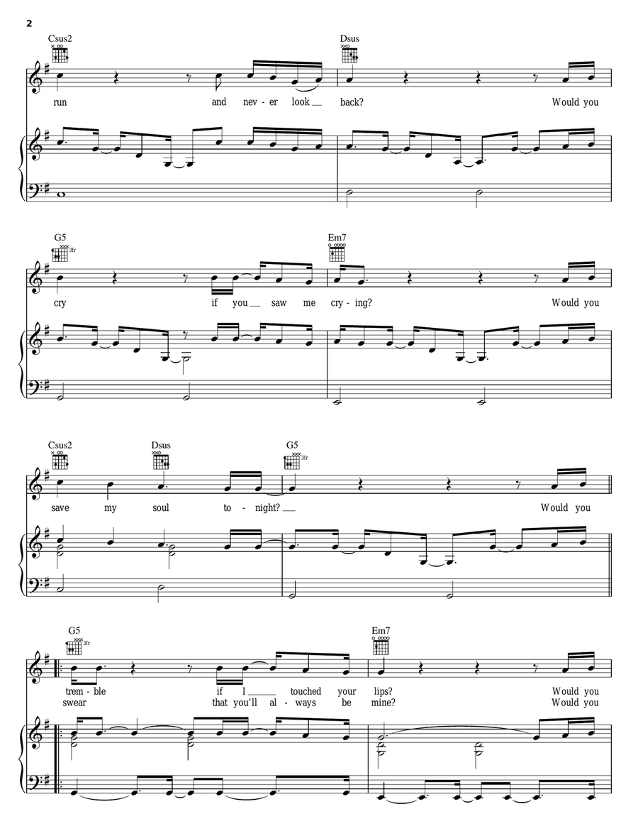 Hero Hero Acoustic Guitar scores gallery preview page 2