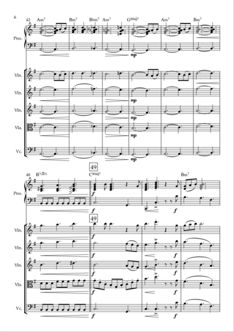 If I Ain't Got You Piano Quintet scores gallery preview page 6