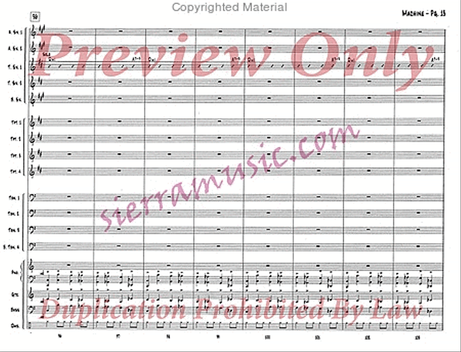 Machine Big Band scores gallery preview page 14