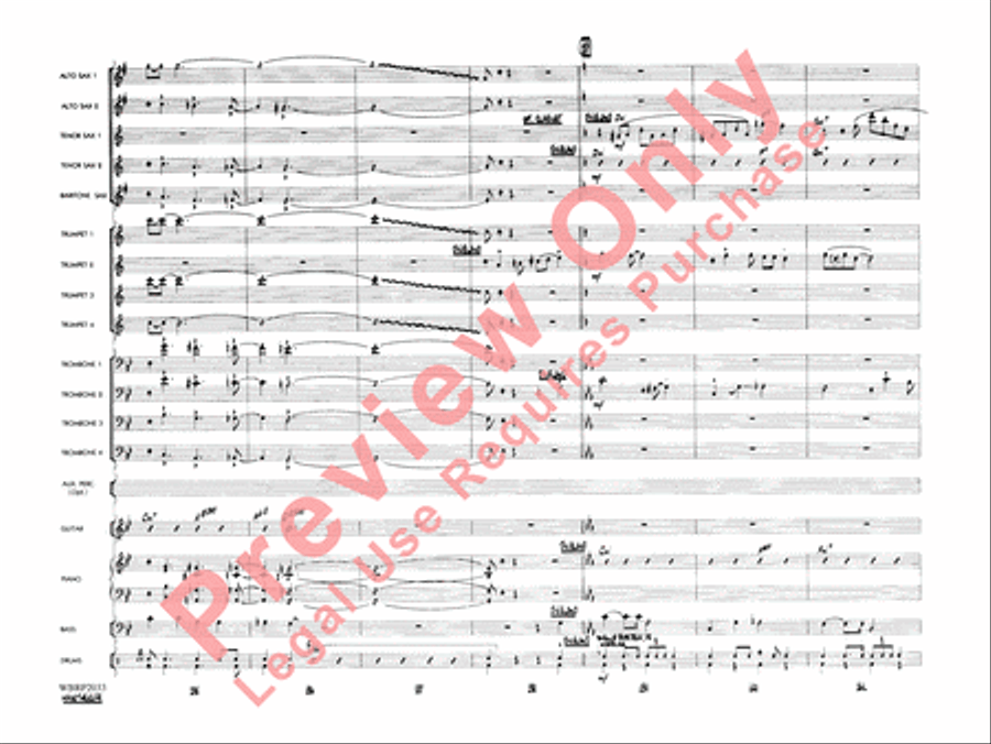 Mack the Knife (from The Threepenny Opera) Jazz Ensemble scores gallery preview page 21