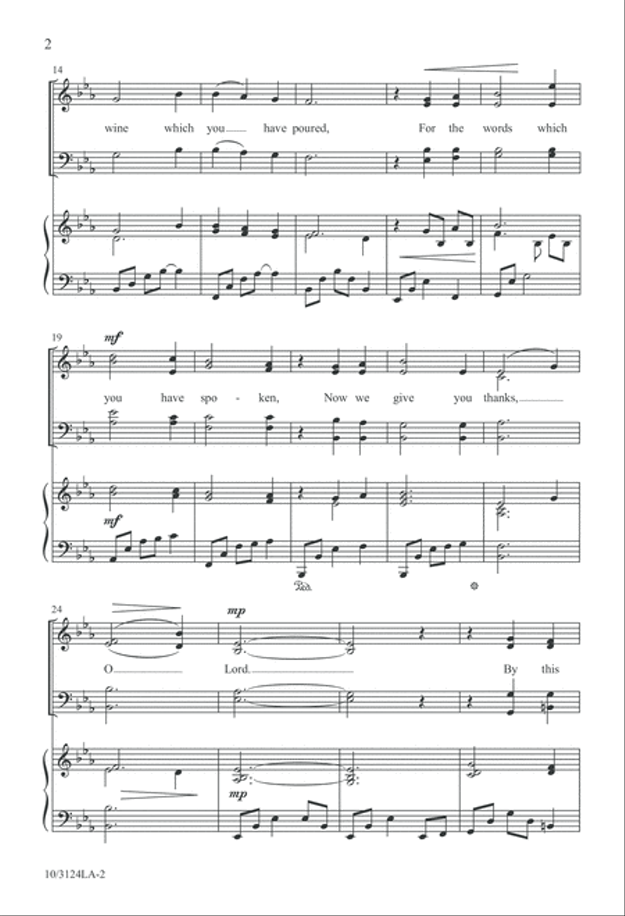 For This Bread, For This Wine 4-Part scores gallery preview page 2