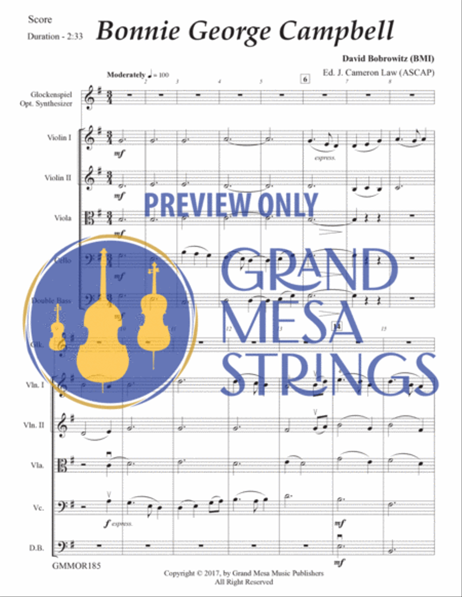 Bonnie George Campbell String Orchestra scores gallery preview page 2