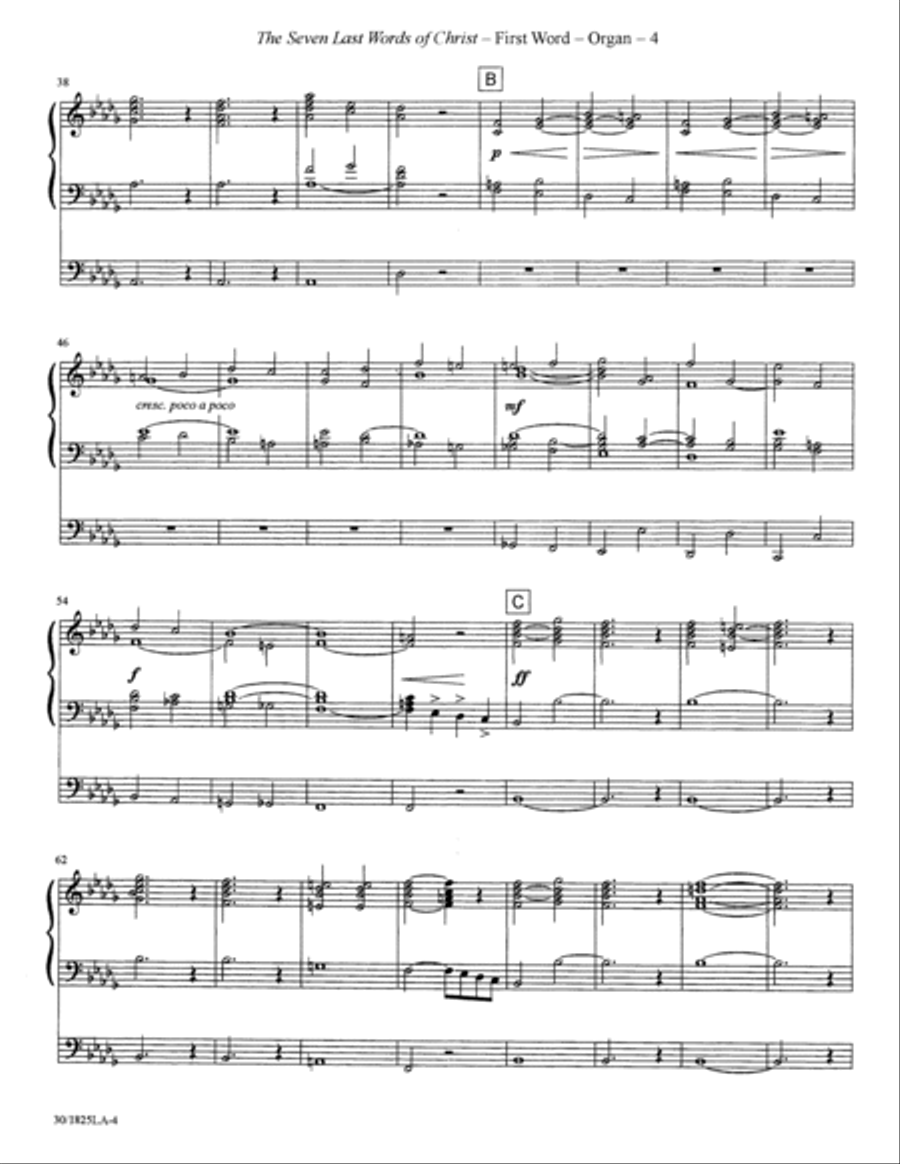 The Seven Last Words of Christ - Organ Choir scores gallery preview page 6