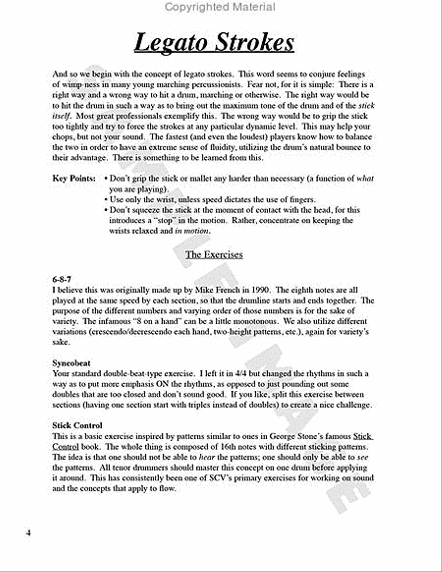 Fresh Perspectives for the Modern Drumline Percussion scores gallery preview page 6