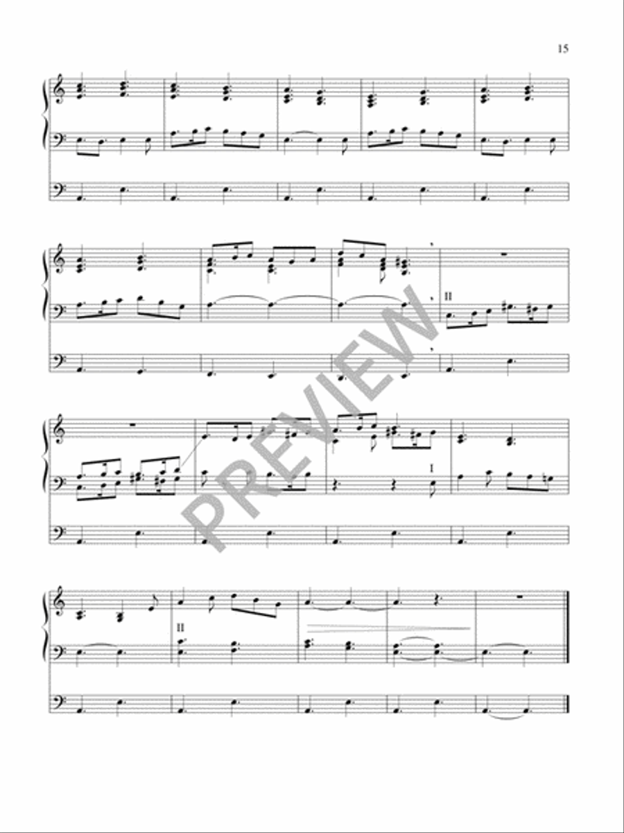 Six Organ Preludes on Hymntunes by Marty Haugen, Jeremy Young, and Skinner Chavez-Melo Organ scores gallery preview page 17