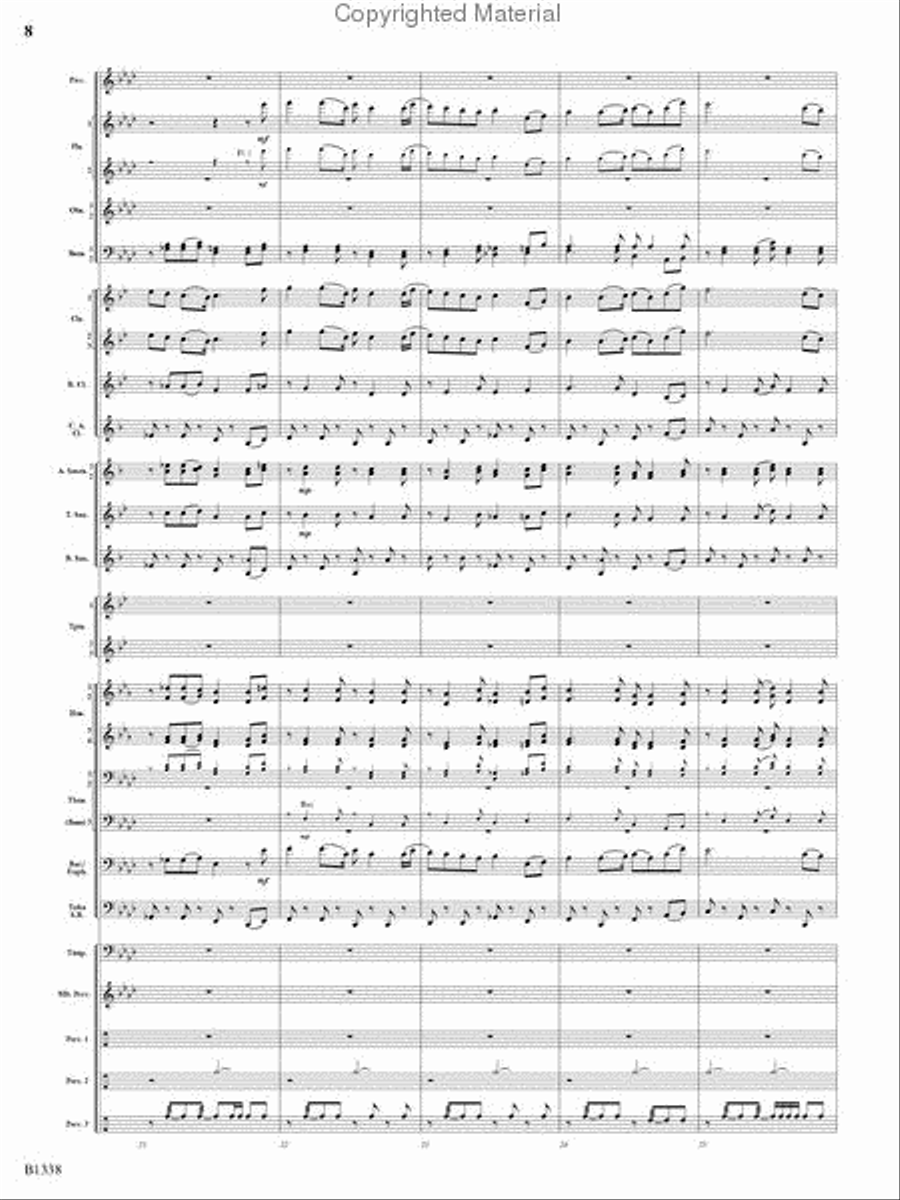 Rock Springs Saga Rock Springs Saga Concert Band scores gallery preview page 6
