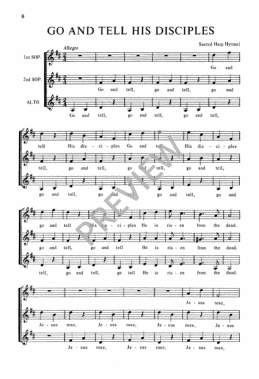 Eight Short Easter Carols SSA scores gallery preview page 7