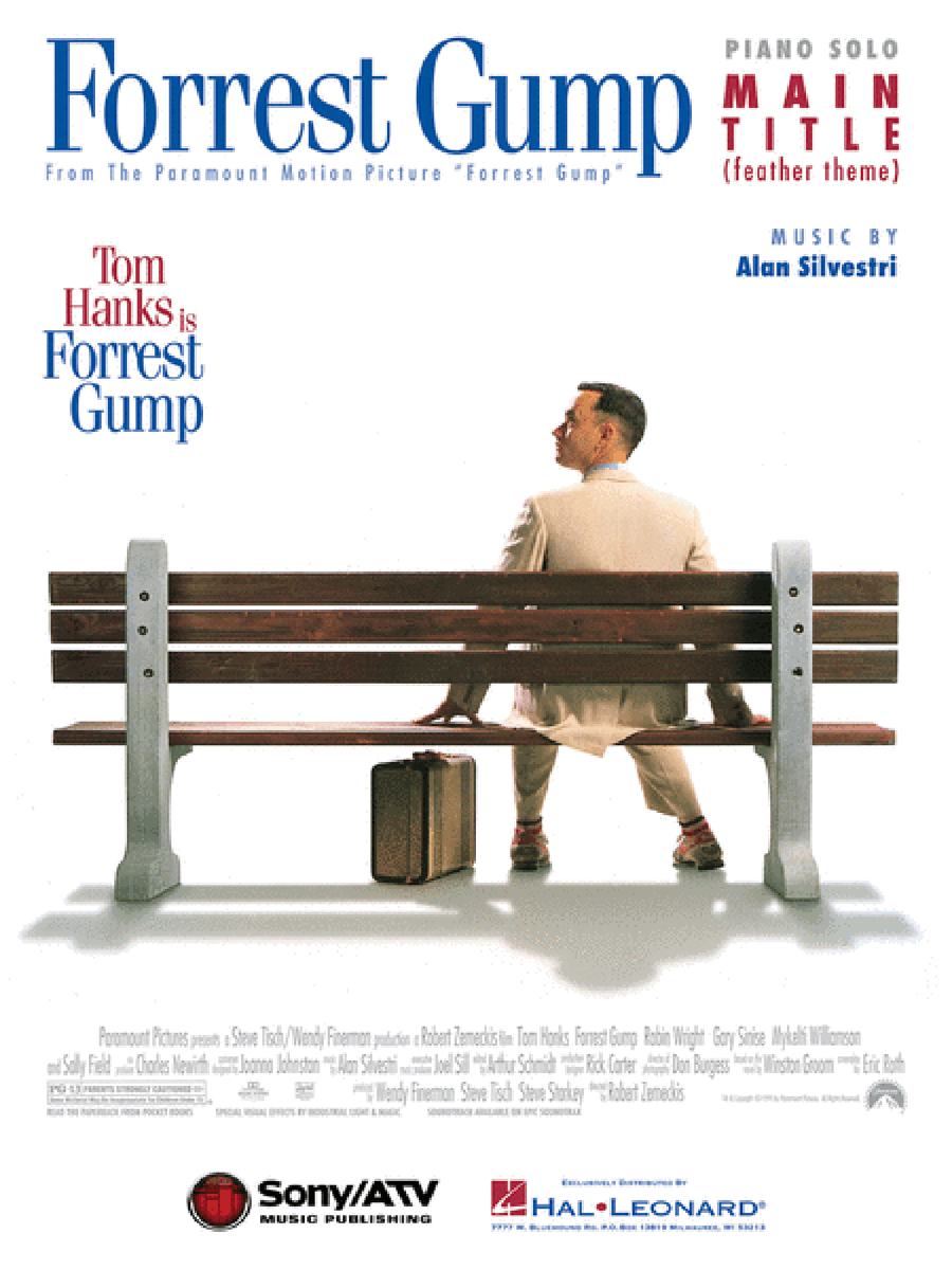 Forrest Gump Main Title Piano Solo scores gallery preview page 1