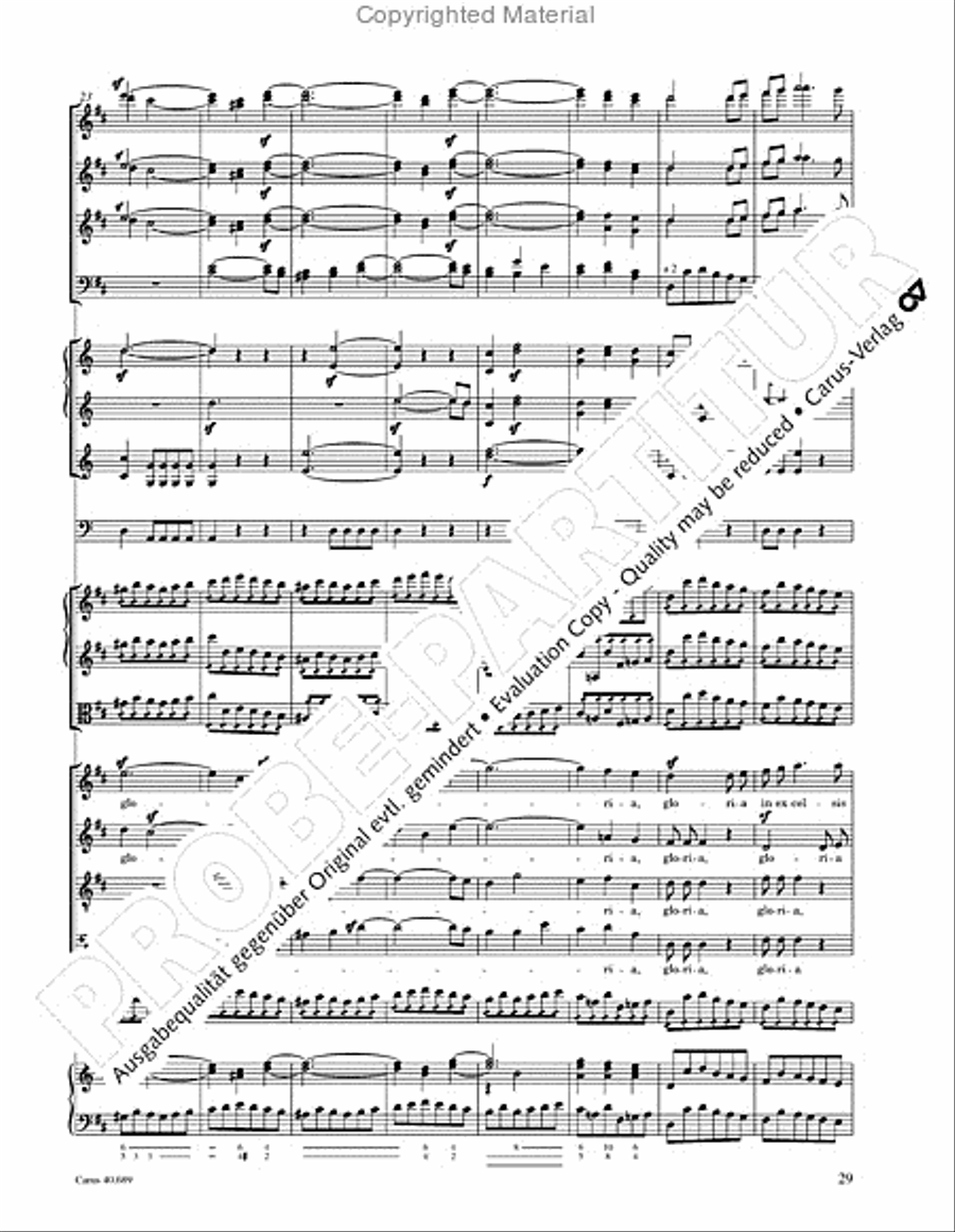 Missa solemnis Missa solemnis 4-Part scores gallery preview page 45