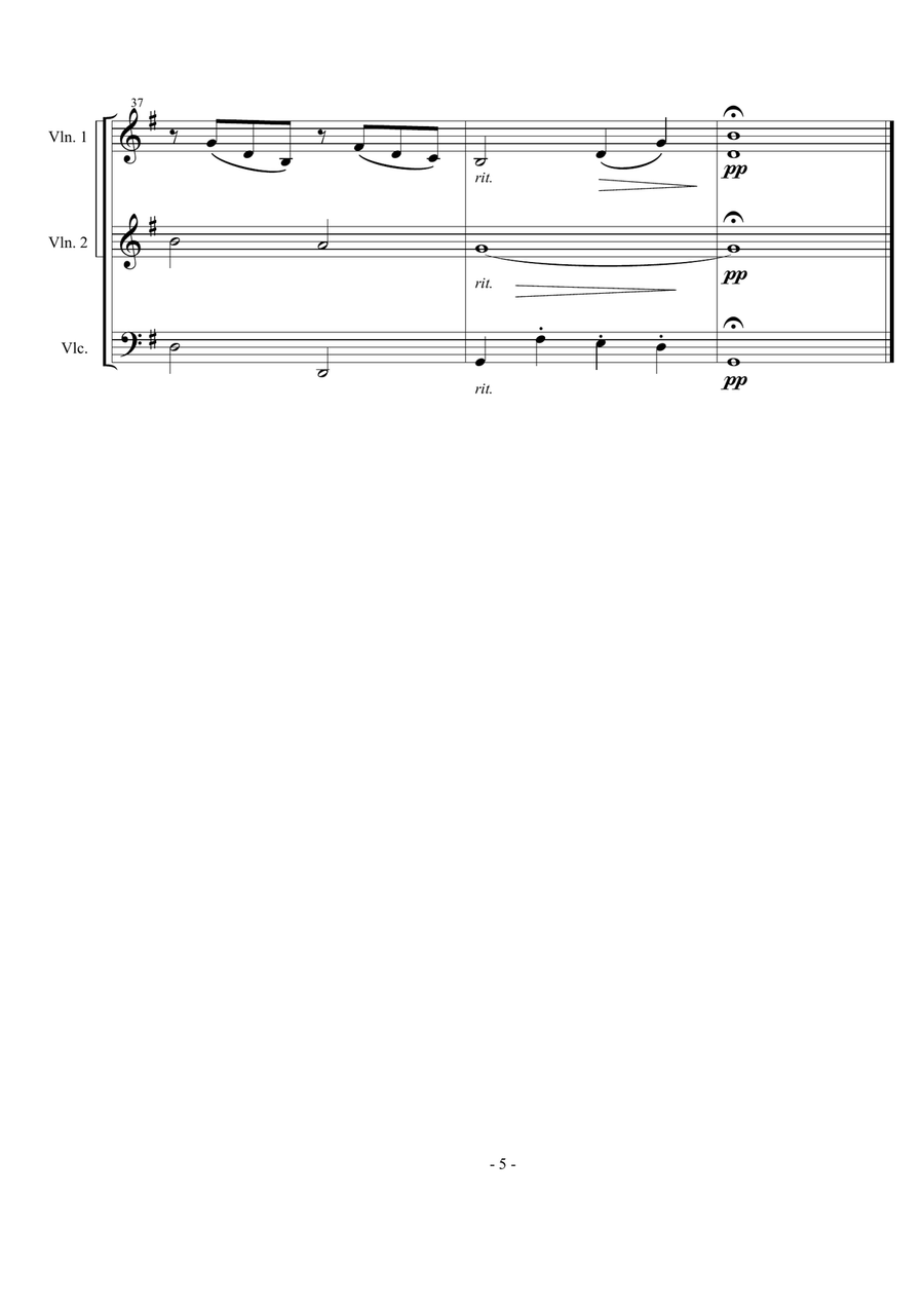 Can't Help Falling In Love String Trio scores gallery preview page 5