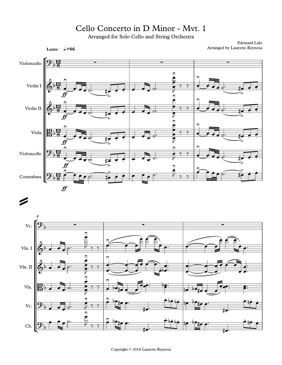 Cello and outlet string orchestra