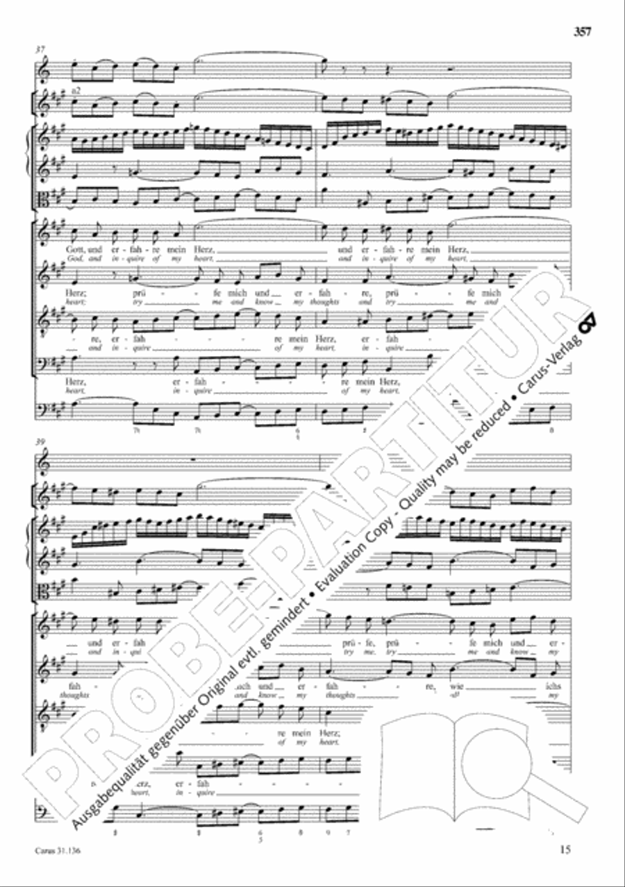 The Complete Sacred Vocal Works (Das geistliche Vokalwerk) Voice scores gallery preview page 358