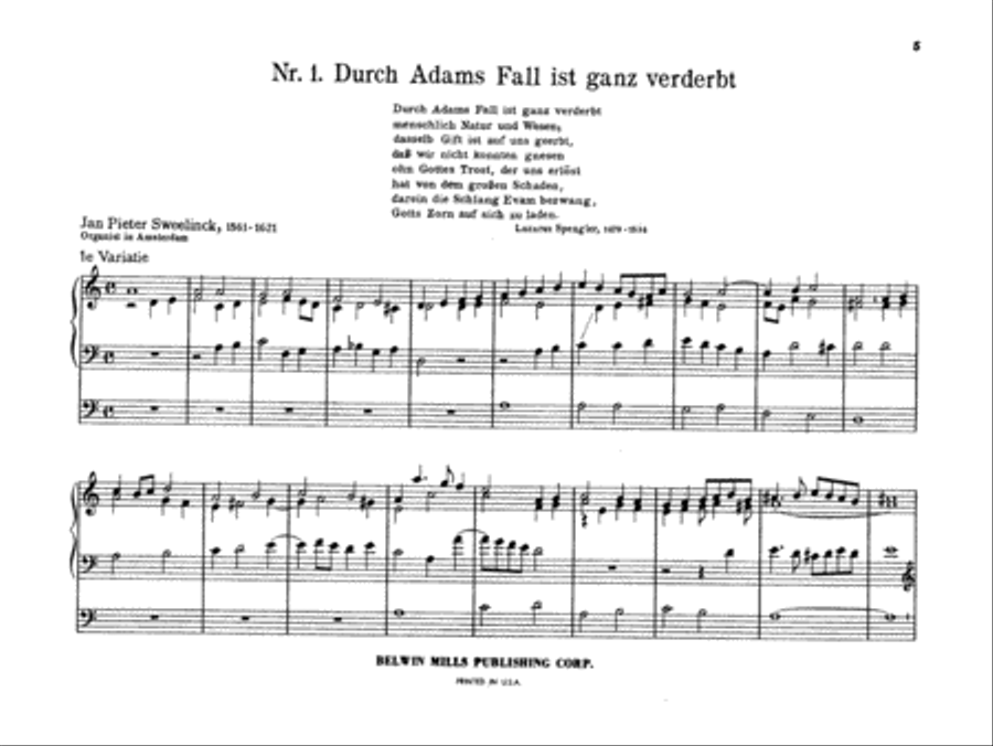 Organ Chorales of the 17th and 18th Centuries Organ scores gallery preview page 6
