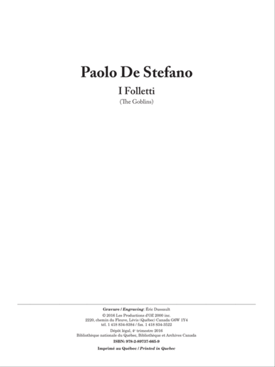 I Folletti (The Goblins) Classical Guitar scores gallery preview page 1