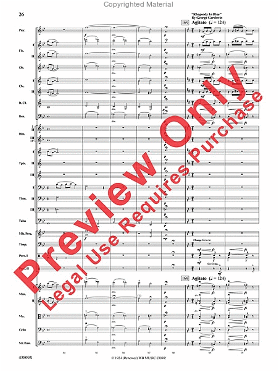 Gershwin by George! Gershwin by George! Full Orchestra scores gallery preview page 27
