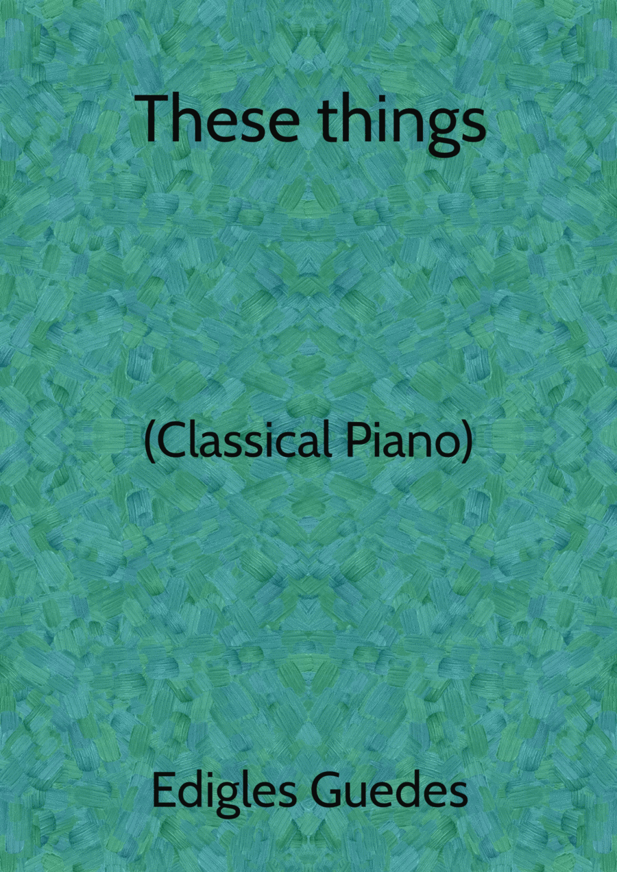 These things Piano Method scores gallery preview page 1