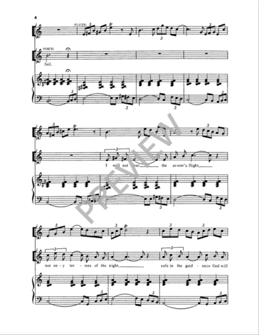 Psalm Song Unison Choir scores gallery preview page 5