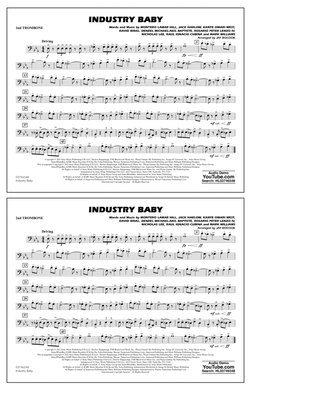 Book cover for Industry Baby (arr. Jay Bocook) - 2nd Trombone
