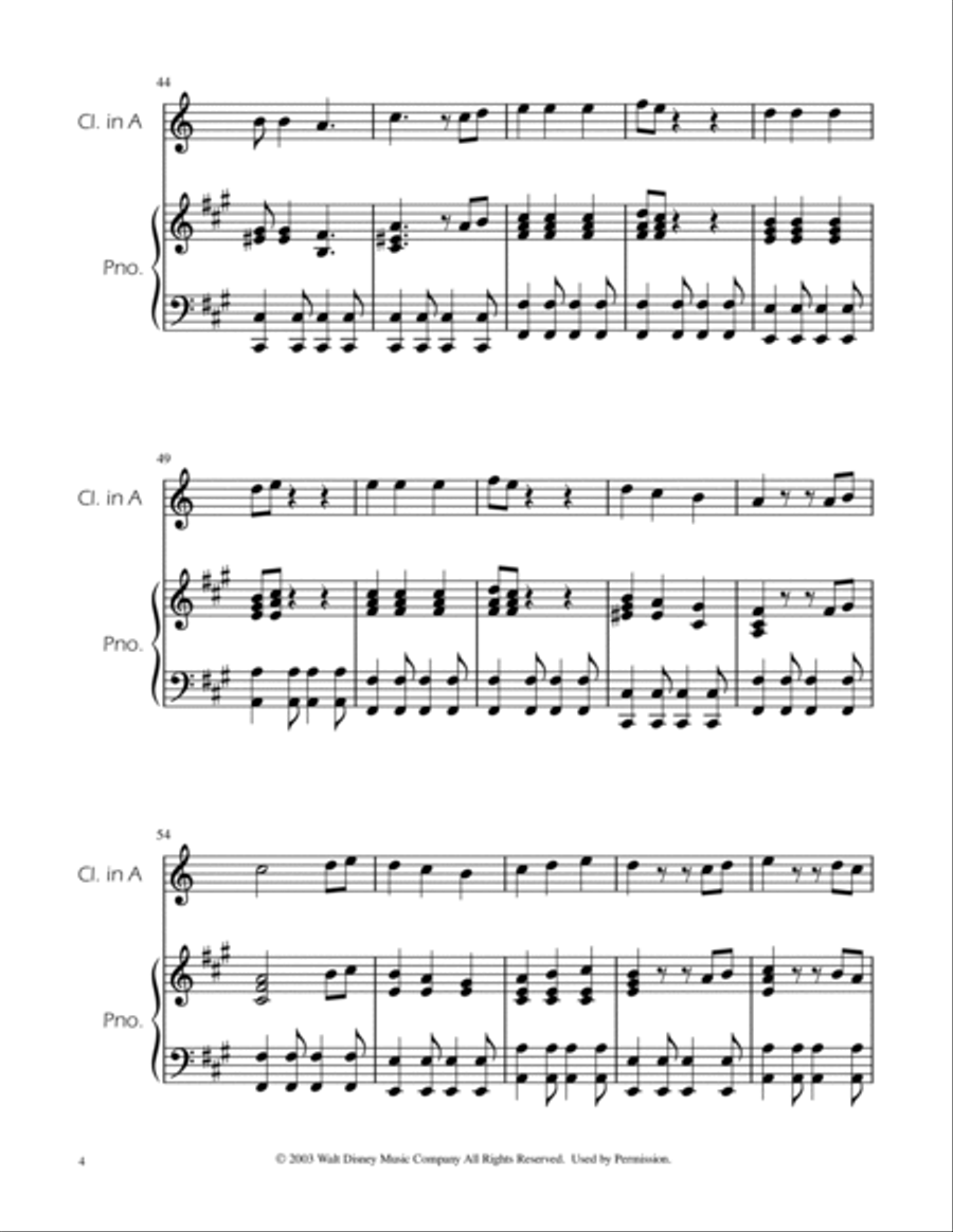 He's A Pirate A Clarinet scores gallery preview page 4