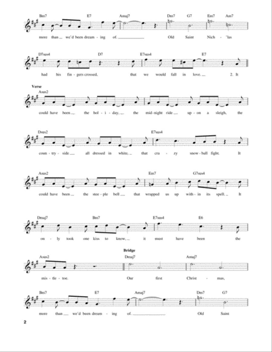 It Must Have Been The Mistletoe (Our First Christmas) Acoustic Guitar scores gallery preview page 2