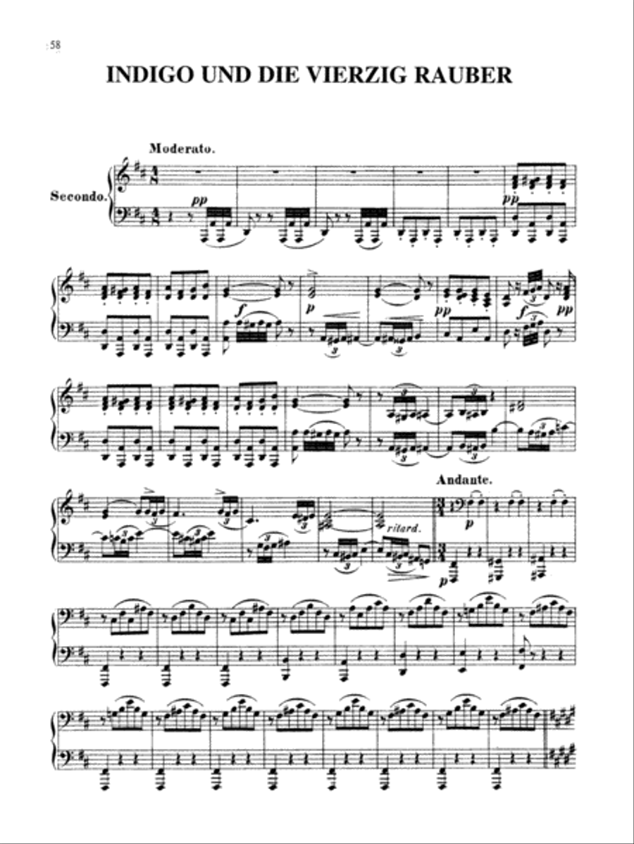 Strauss: Overtures Strauss: Overtures Piano Duet scores gallery preview page 1