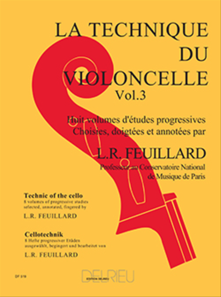 Technique du violoncelle - Volume 3 Cello scores gallery preview page 1