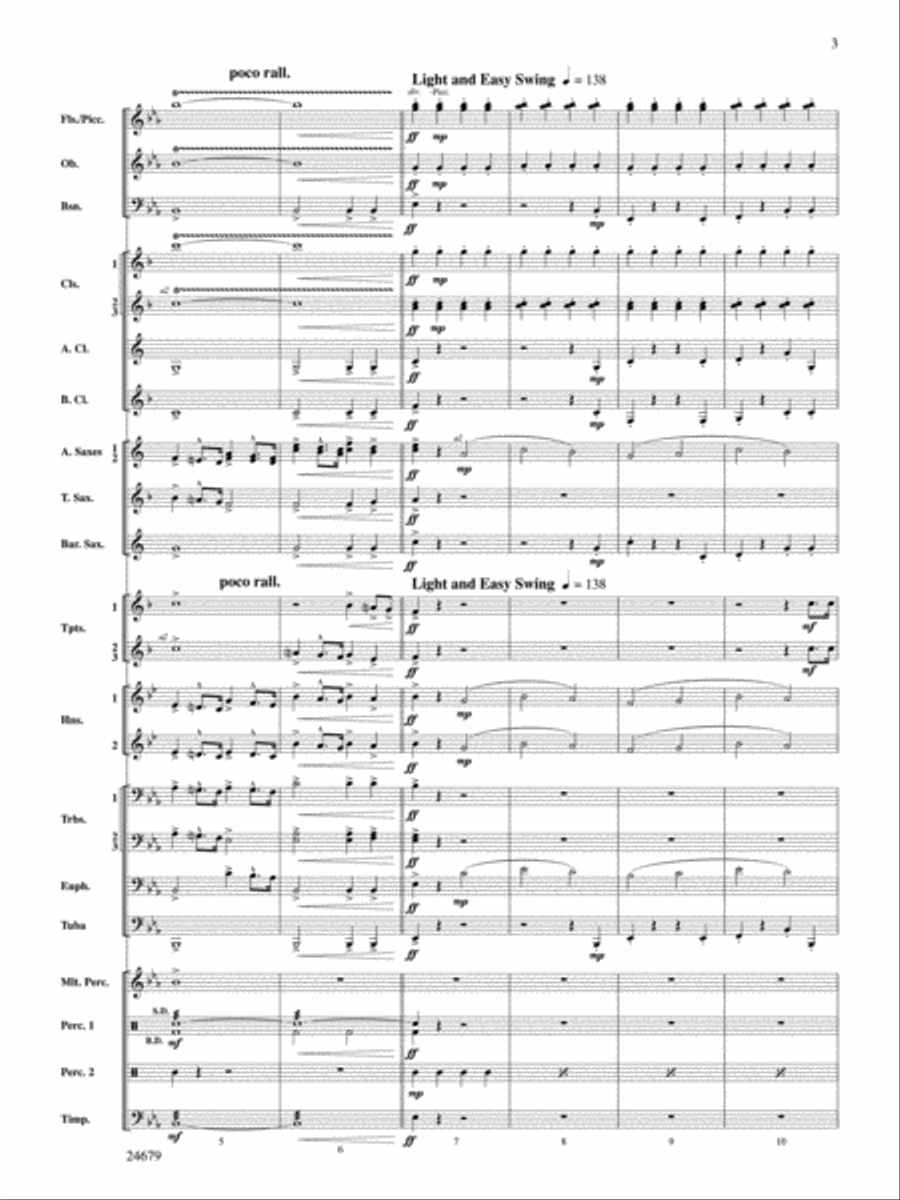 A Most Wonderful Christmas Concert Band scores gallery preview page 3