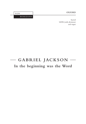 Book cover for In the beginning was the Word