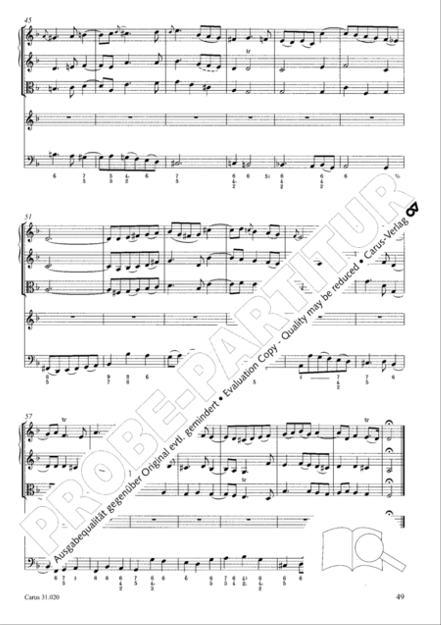 Eternity, thou thundrous word (O Ewigkeit, du Donnerwort) ATB scores gallery preview page 50