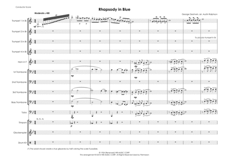 Rhapsody In Blue - brass ensemble image number null