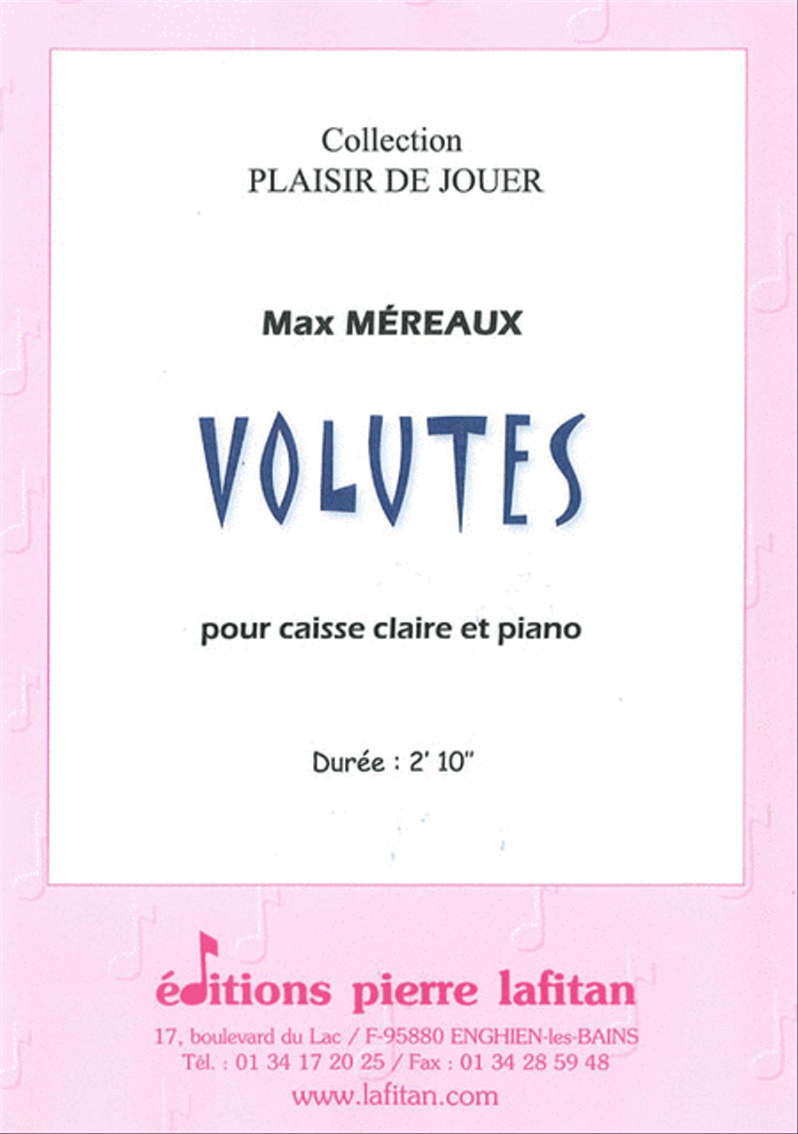 Volutes Volutes Piano Accompaniment scores gallery preview page 1