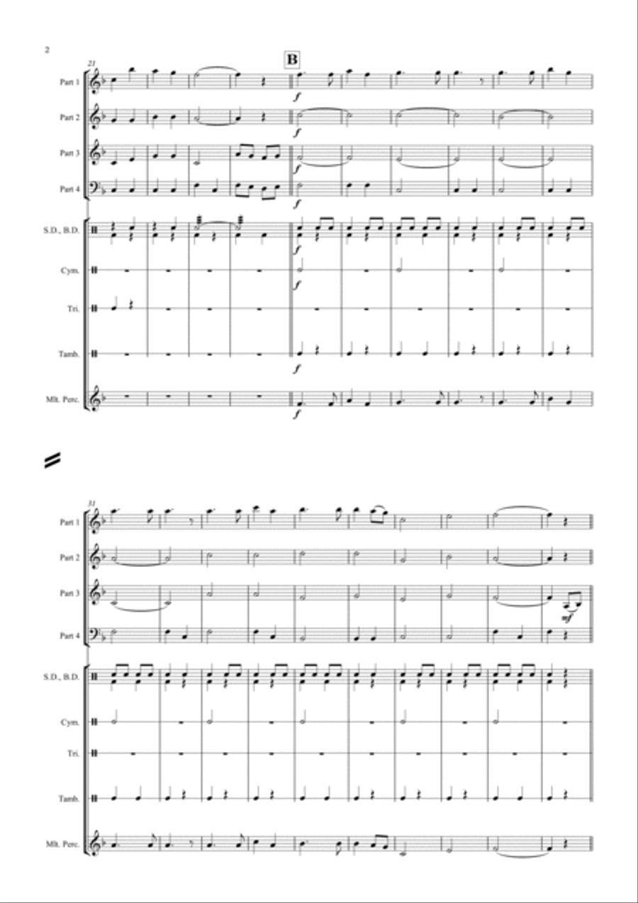 It's A Small World Concert Band scores gallery preview page 4