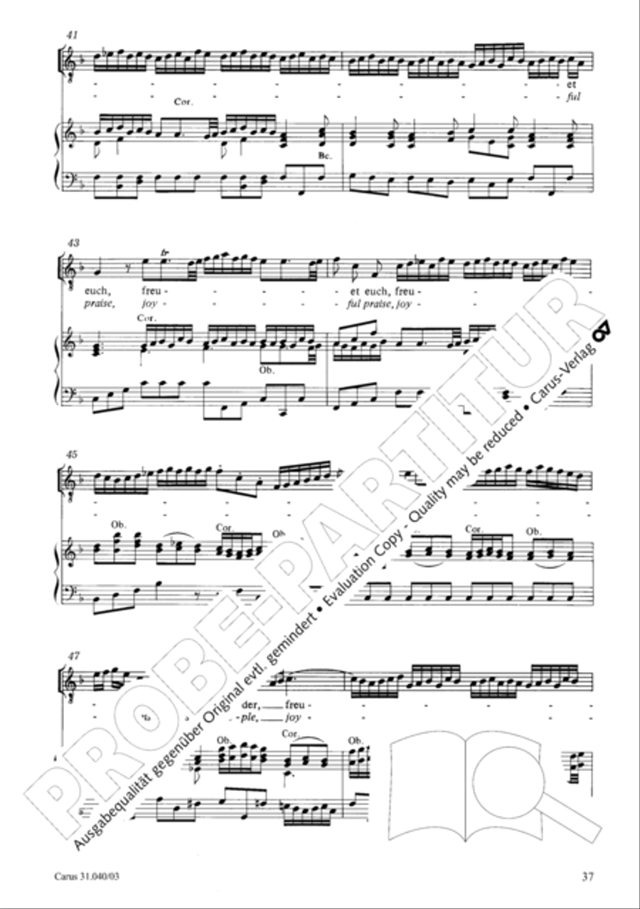 Christ was manifested for this purpose (Dazu ist erschienen der Sohn Gottes) ATB scores gallery preview page 38