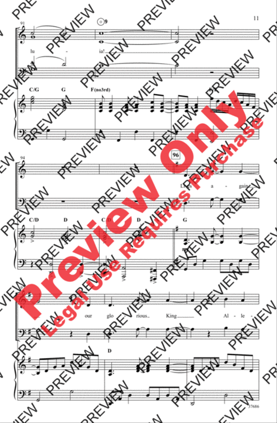 Risen Today Risen Today 4-Part scores gallery preview page 11