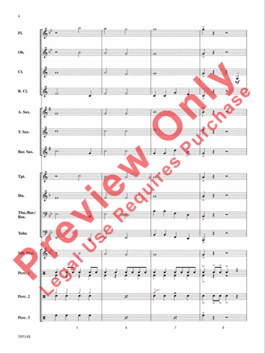She Loves You She Loves You Concert Band scores gallery preview page 5