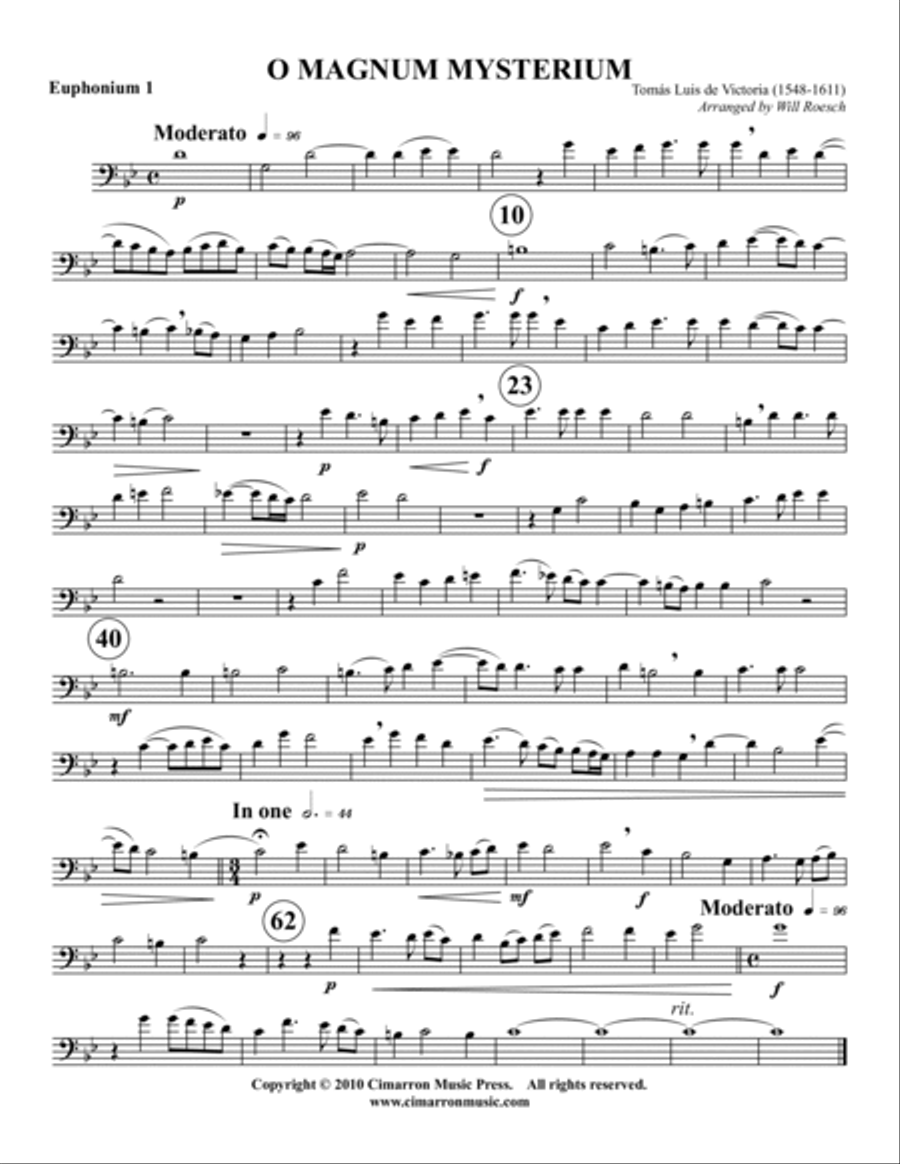O magnum mysterium EETT scores gallery preview page 3