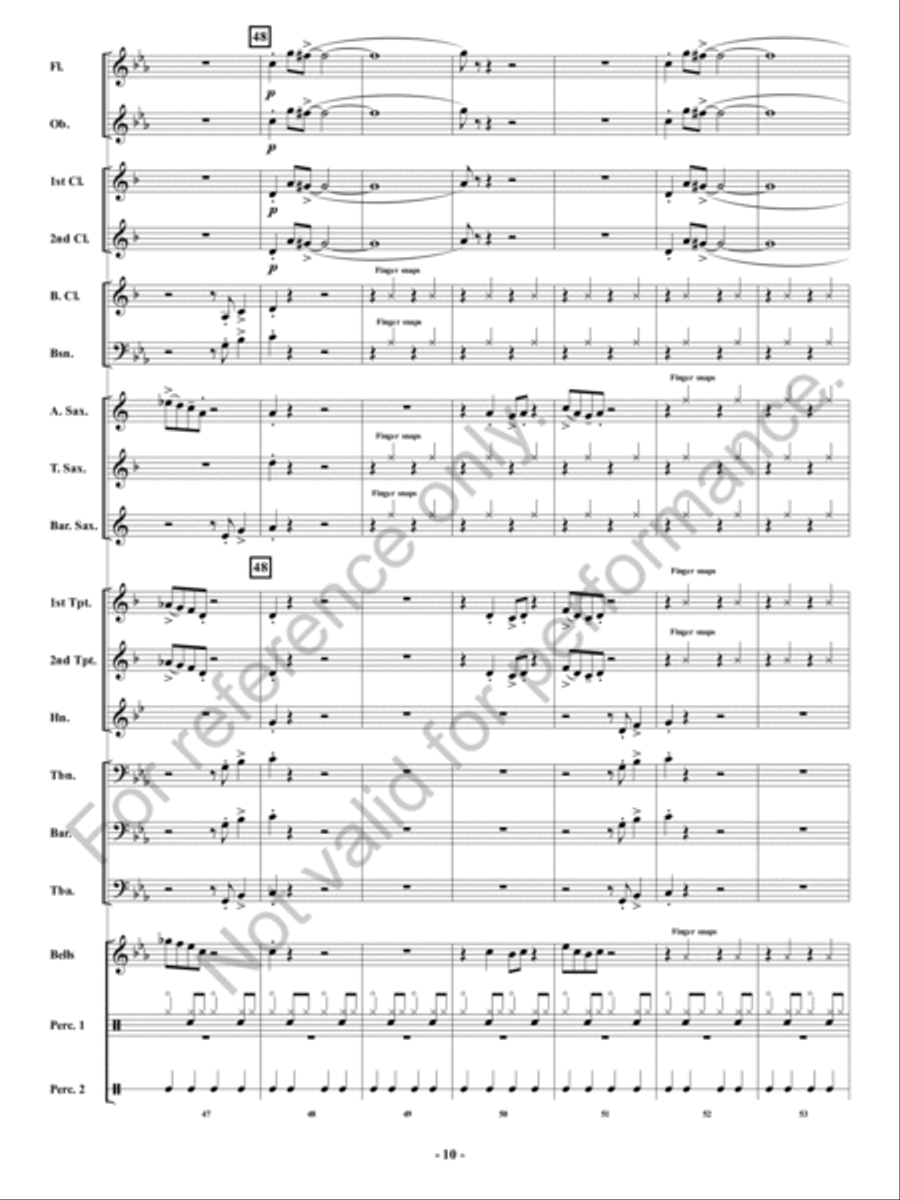 Dancer Takes The Lead! Dancer Takes The Lead! Concert Band scores gallery preview page 11